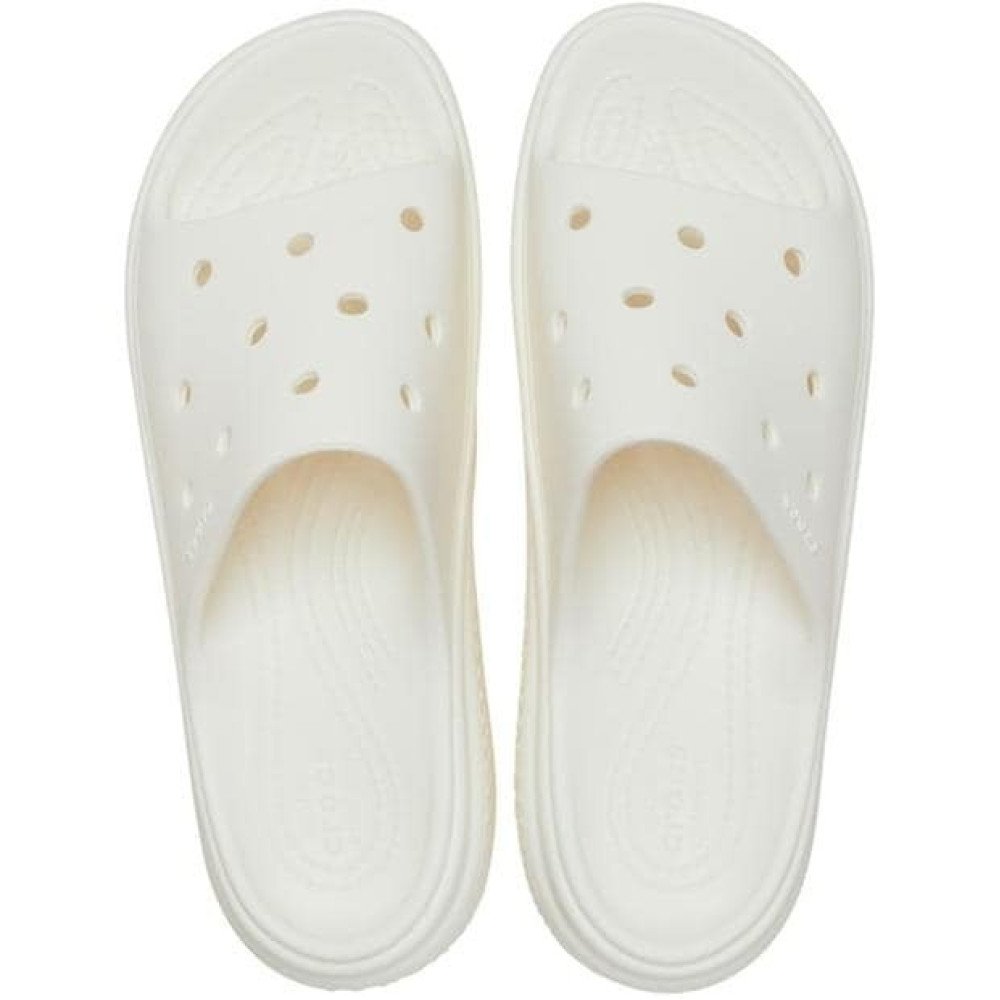 Crocs Stomp Slide 100072-01 Clogs White Crocs Stomp Slide 100072-01 Clogs White