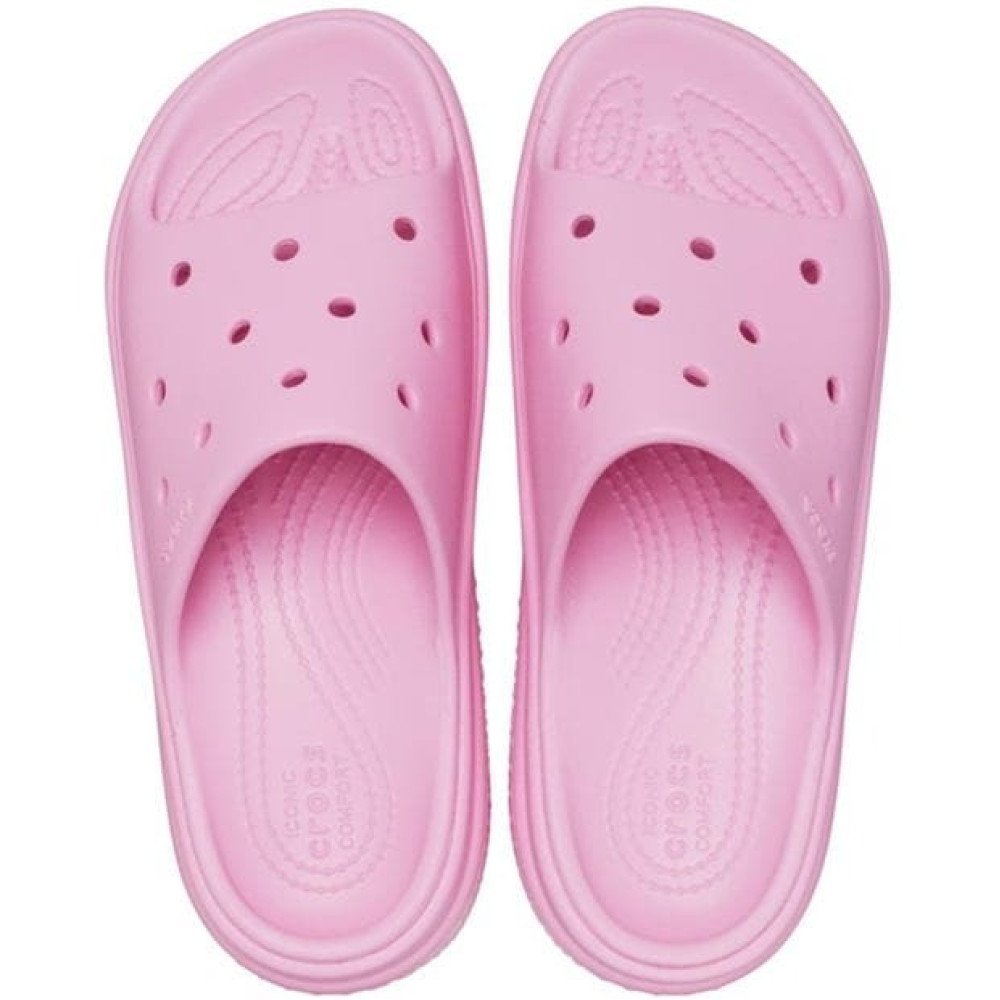 Crocs Stomp Slide 100072-06 Clogs Pink Crocs Stomp Slide 100072-06 Clogs Pink