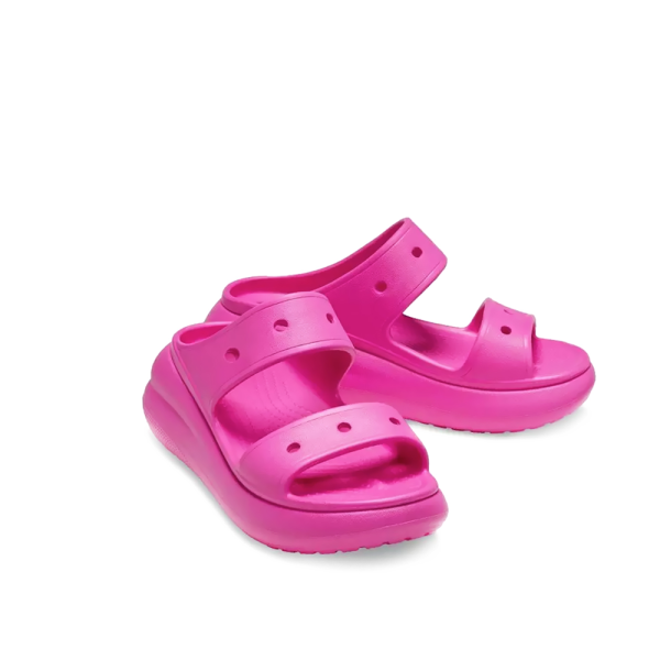 Crocs Crush Sandal 207670-6UB Clogs Fuchsia Crocs Crush Sandal 207670-6UB Clogs Fuchsia