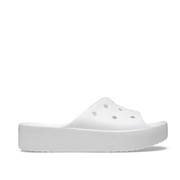 Crocs Classic Platform Slide 223011-01 Slippers White Crocs Classic Platform Slide 223011-01 Slippers White