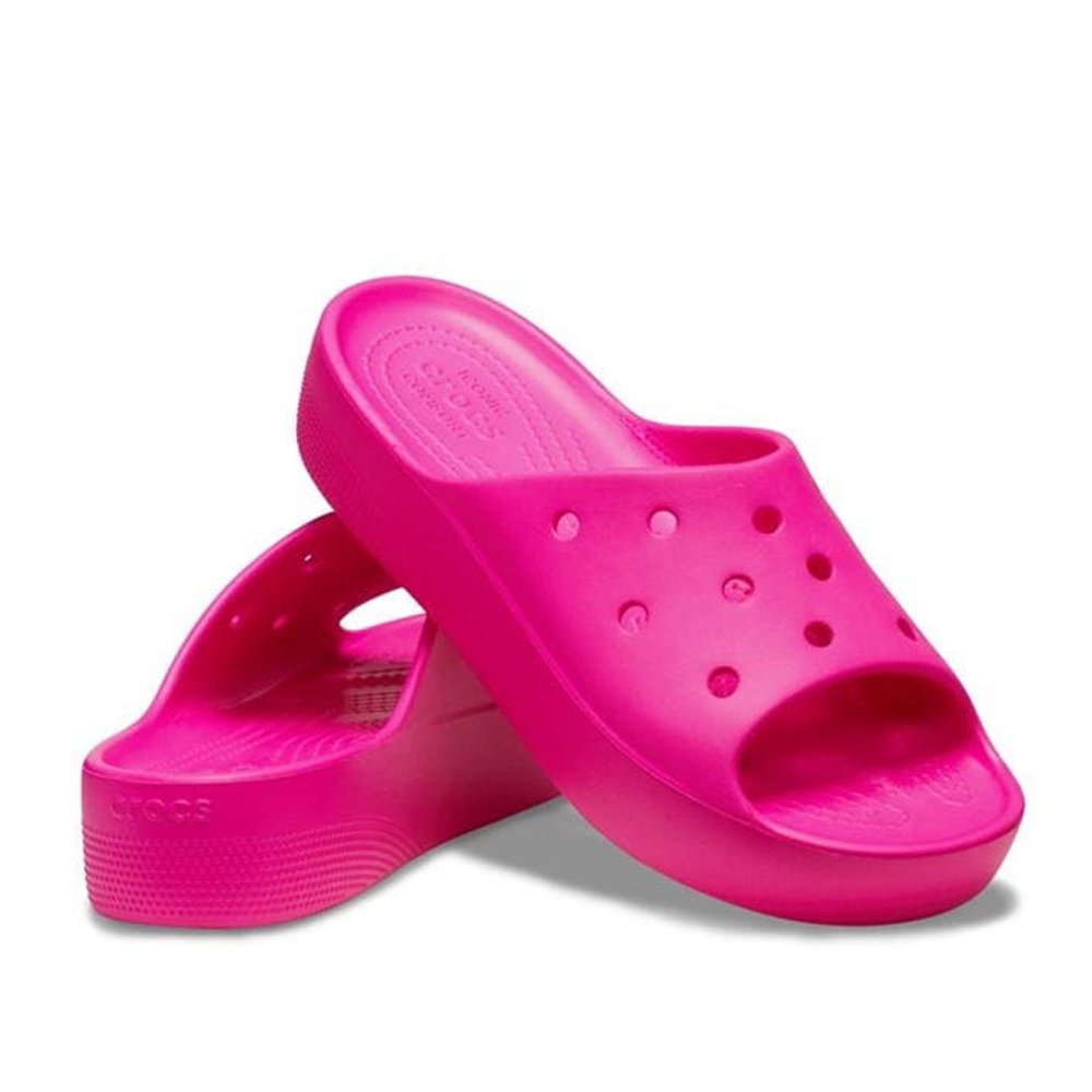 Crocs Classic Platform Slide 223011-06 Slippers Fucsia Crocs Classic Platform Slide 223011-06 Slippers Fucsia