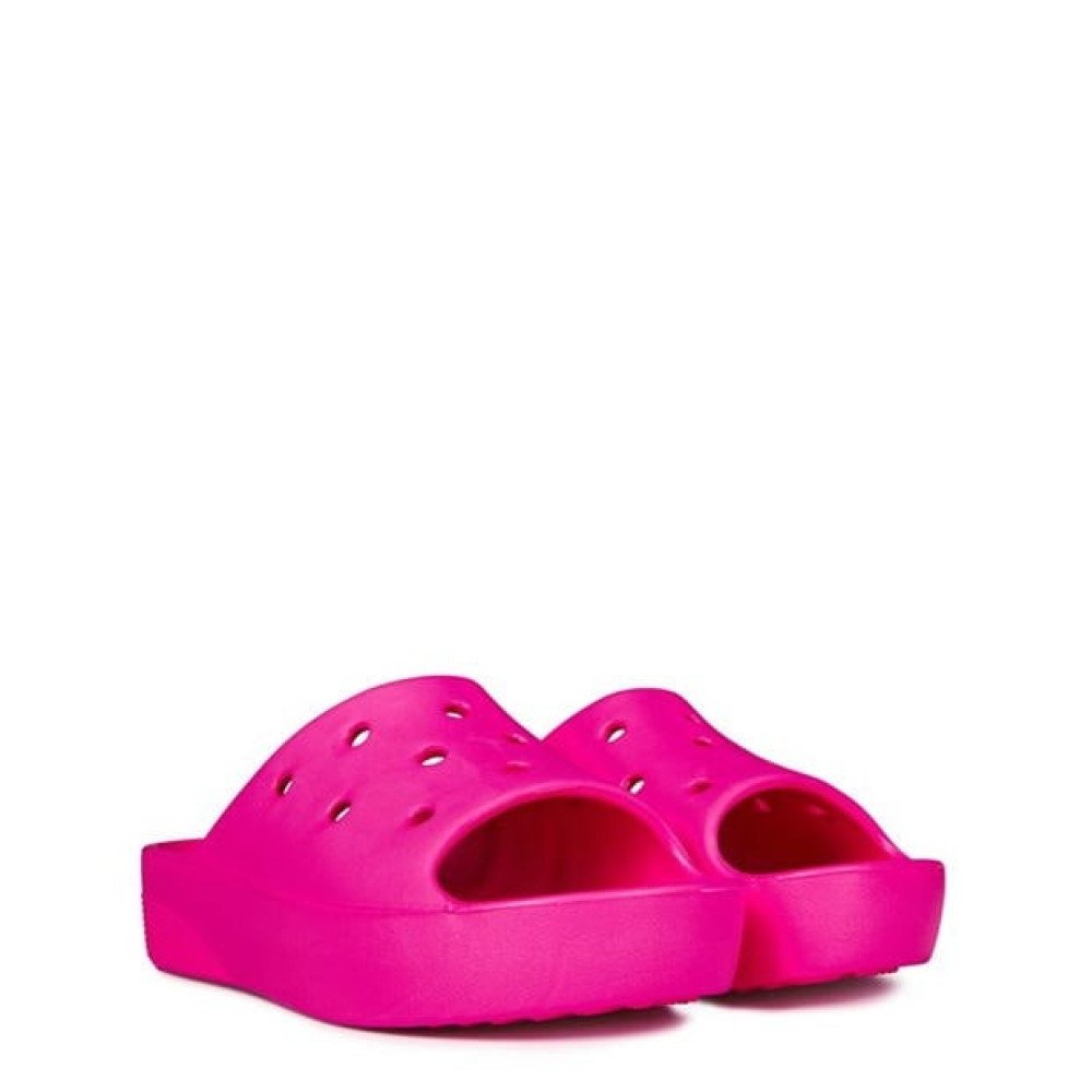 Crocs Classic Platform Slide 223011-06 Slippers Fucsia Crocs Classic Platform Slide 223011-06 Slippers Fucsia