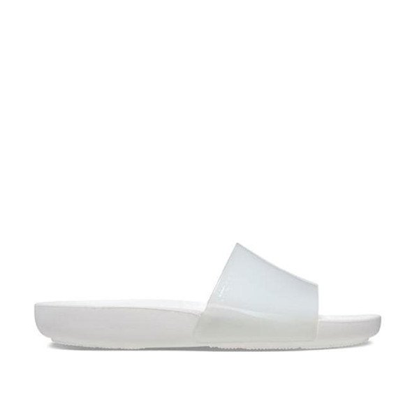 Crocs Splash Glossy Slide 223031-01 White Slipper Crocs Splash Glossy Slide 223031-01 White Slipper