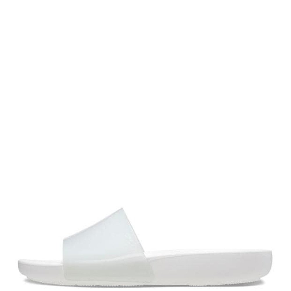 Crocs Splash Glossy Slide 223031-01 White Slipper Crocs Splash Glossy Slide 223031-01 White Slipper