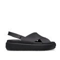 Crocs Brooklyn Luxe Cross Strap Sandal 223111-03 Anatomical Sandal Black Crocs Brooklyn Luxe Cross Strap Sandal 223111-03 Anatomical Sandal Black