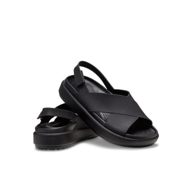Crocs Brooklyn Luxe Cross Strap Sandal 223111-03 Ανατομικό Πέδιλο Μαύρο Crocs Brooklyn Luxe Cross Strap Sandal 223111-03 Ανατομικό Πέδιλο Μαύρο