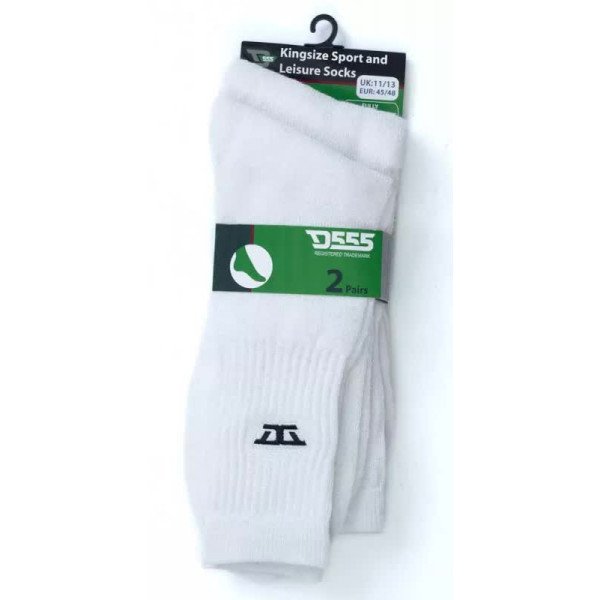 D555 Logan KS2310 Sports And Leisure 2pack Socks White D555 Logan KS2310 Sports And Leisure 2pack Socks White