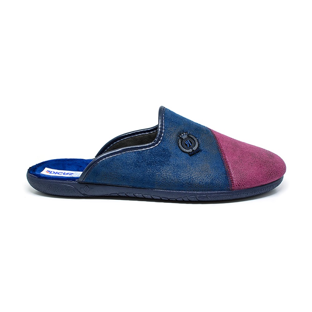 Dicas AC9004-23/18 Anatomic Mens Burgundy - Blue Slippers Dicas AC9004-23/18 Anatomic Mens Burgundy - Blue Slippers