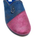 Dicas AC9004-23/18 Anatomic Mens Burgundy - Blue Slippers Dicas AC9004-23/18 Anatomic Mens Burgundy - Blue Slippers