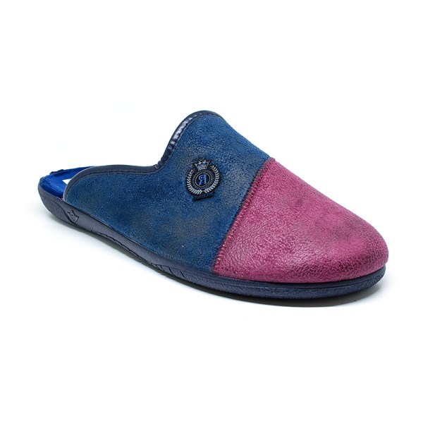 Dicas AC9004-23/18 Anatomic Mens Burgundy - Blue Slippers Dicas AC9004-23/18 Anatomic Mens Burgundy - Blue Slippers