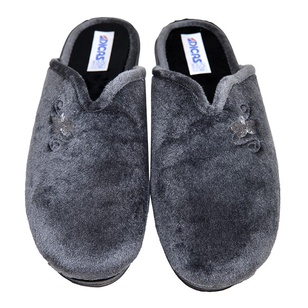 Dicas 46060-08 Ανατομική Γυναικεία Παντόφλα Γκρι Dicas 46060-08 Ανατομική Γυναικεία Παντόφλα Γκρι