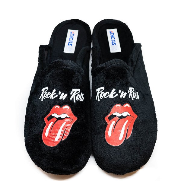 Dicas AC29321-01 Men's Unisex Slippers Black Dicas AC29321-01 Men's Unisex Slippers Black