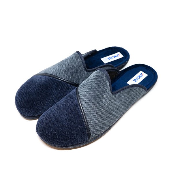 Dicas AC9161-18/08 Man Unisex Slippers Blue Grey Dicas AC9161-18/08 Man Unisex Slippers Blue Grey