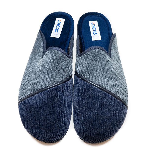 Dicas AC9161-18/08 Man Unisex Slippers Blue Grey Dicas AC9161-18/08 Man Unisex Slippers Blue Grey