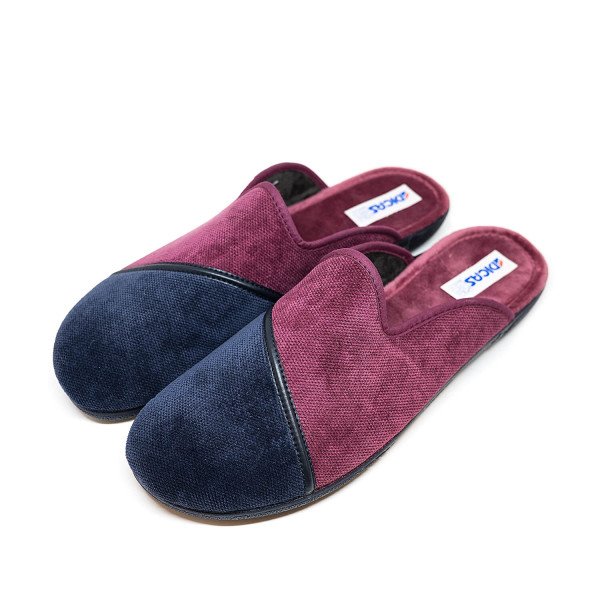 Dicas AC9161-18/23 Man Unisex Slippers Blue Bordeaux Dicas AC9161-18/23 Man Unisex Slippers Blue Bordeaux