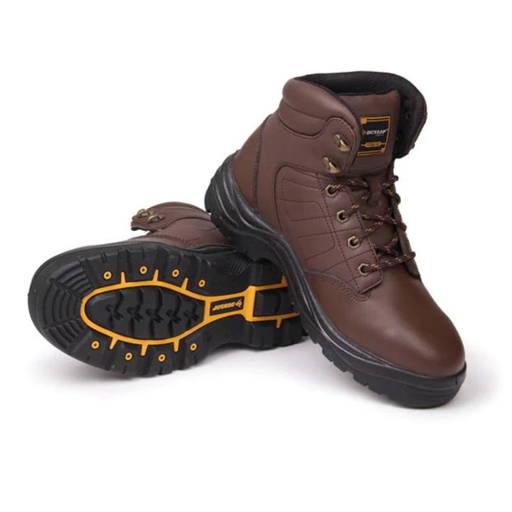 Dunlop Safety Shoes 181038-05 Μποτάκι Ασφαλείας Καφέ