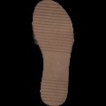 Jana 27110-28-909 Ανατομική Δερμάτινη Παντόφλα Χρυσή 2cm