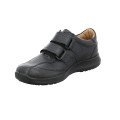 Jomos 32220626000 Ανατομικό Δερμάτινο Comfort Casual Μαύρο