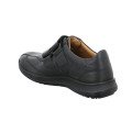 Jomos 32220626000 Ανατομικό Δερμάτινο Comfort Casual Μαύρο