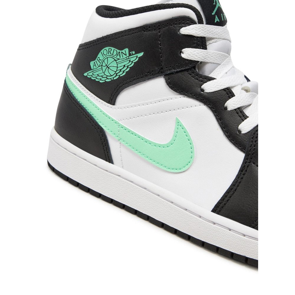 Jordan 1 Mid DQ8426-103 Sneaker Λευκό-Μαύρο Jordan 1 Mid DQ8426-103 Sneaker Λευκό-Μαύρο
