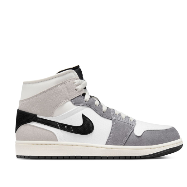 Nike Air Jordan 1 Mid SE Craft "Cement Grey" DZ4136-002 Sneaker Grey Nike Air Jordan 1 Mid SE Craft "Cement Grey" DZ4136-002 Sneaker Grey