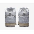 Nike Dunk High 'Spray Paint' FD9759-100 Sneaker Λευκό Γκρι