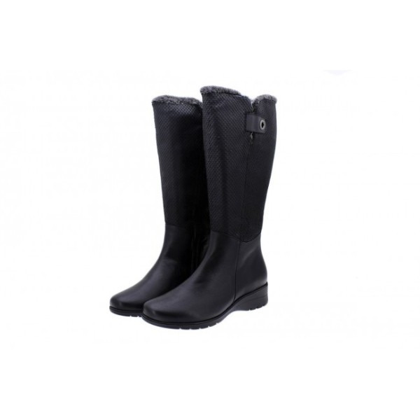 Piesanto 175980 XL Anatomic Leather Boot Black Piesanto 175980 XL Anatomic Leather Boot Black