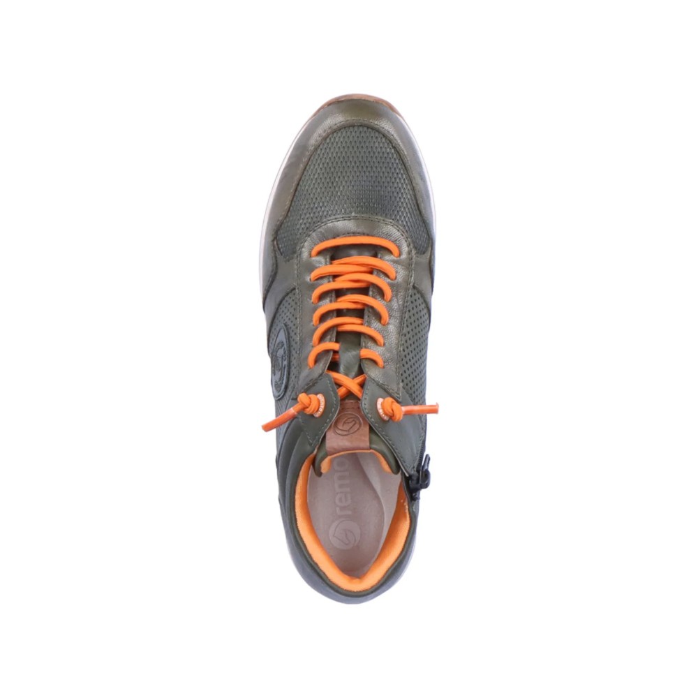 Remonte D3170-54 Ανατομικό Δερμάτινο Sneaker Χακί