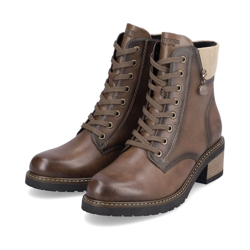 Remonte D1A70-22 Anatomic Leather Ankle Boot Brown Remonte D1A70-22 Anatomic Leather Ankle Boot Brown
