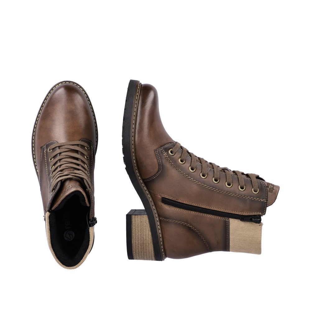 Remonte D1A70-22 Anatomic Leather Ankle Boot Brown Remonte D1A70-22 Anatomic Leather Ankle Boot Brown