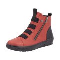 Remonte D0779-33 Anatomical Leather Ankle Boot Red Remonte D0779-33 Anatomical Leather Ankle Boot Red