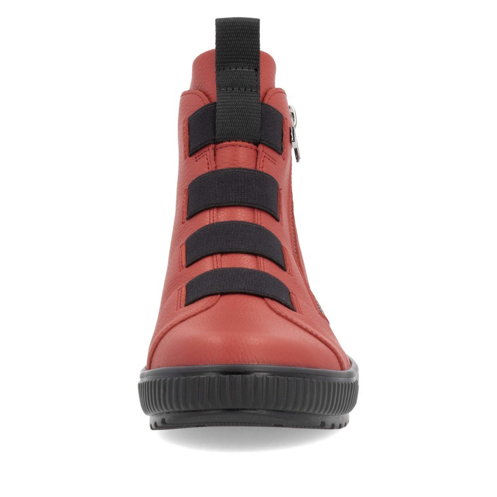 Remonte D0779-33 Anatomical Leather Ankle Boot Red Remonte D0779-33 Anatomical Leather Ankle Boot Red