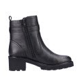 Remonte D0A71-01 Anatomical Leather Ankle Boot Black 5cm Remonte D0A71-01 Anatomical Leather Ankle Boot Black 5cm