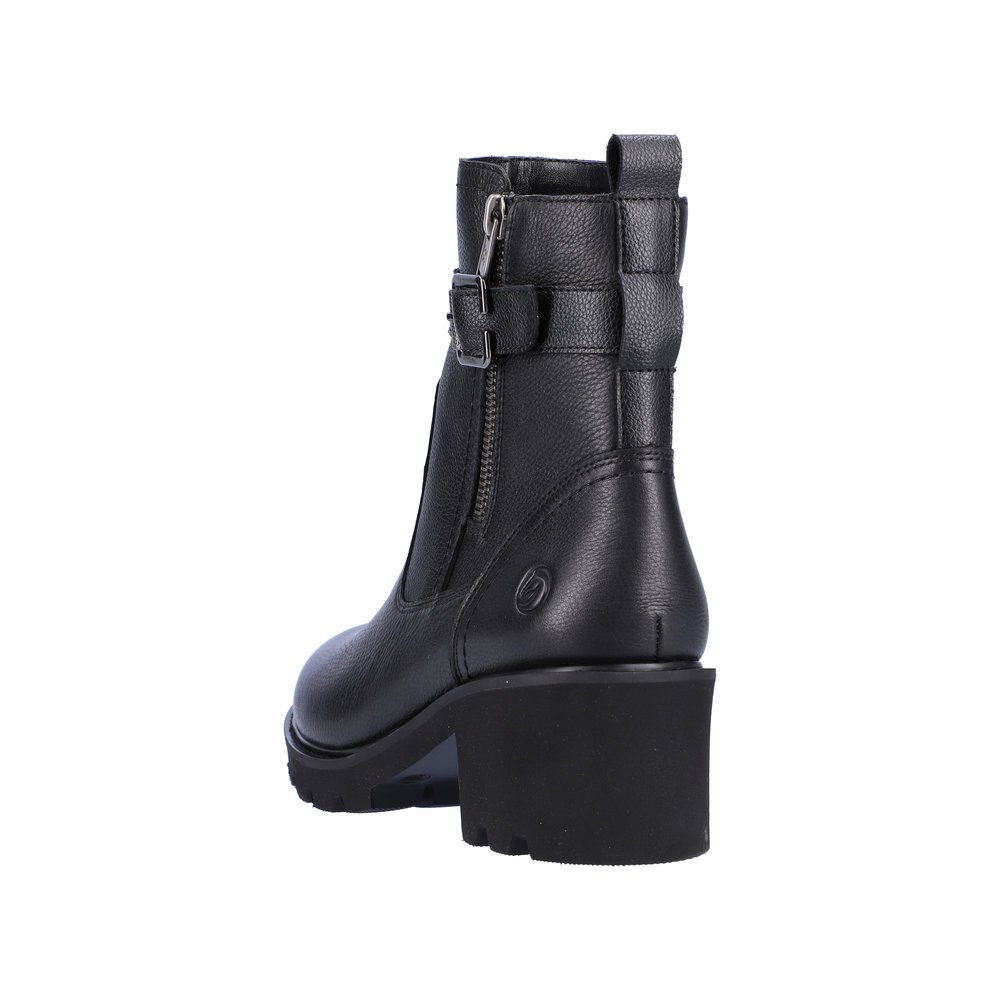 Remonte D0A71-01 Anatomical Leather Ankle Boot Black 5cm Remonte D0A71-01 Anatomical Leather Ankle Boot Black 5cm