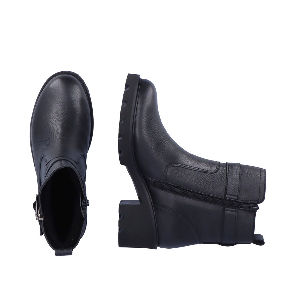 Remonte D0A71-01 Anatomical Leather Ankle Boot Black 5cm Remonte D0A71-01 Anatomical Leather Ankle Boot Black 5cm