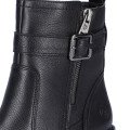 Remonte D0A71-01 Anatomical Leather Ankle Boot Black 5cm Remonte D0A71-01 Anatomical Leather Ankle Boot Black 5cm