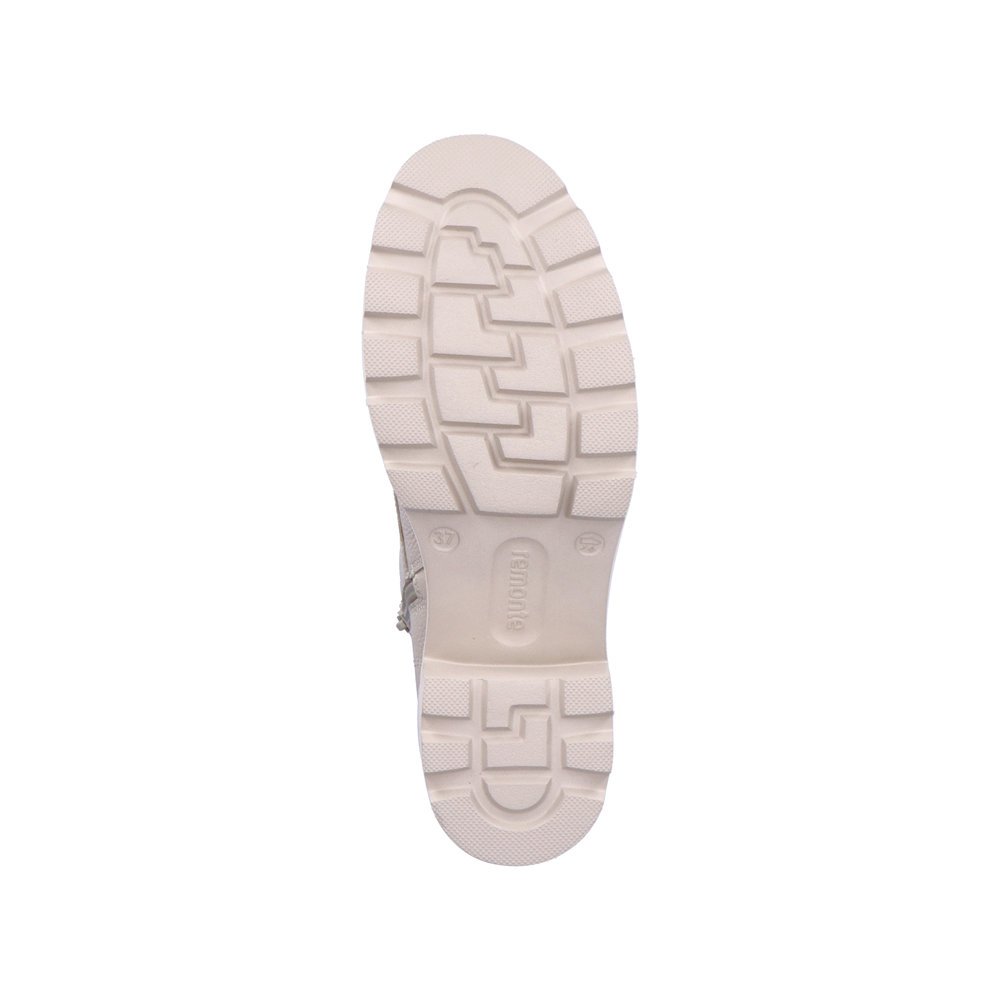 Remonte D0A74-60 Anatomical Leather Ankle Boot Ivory 5.5cm Remonte D0A74-60 Anatomical Leather Ankle Boot Ivory 5.5cm