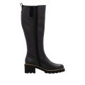Remonte D0A79-00 Anatomic Leather Heeled Boot Black 5cm Remonte D0A79-00 Anatomic Leather Heeled Boot Black 5cm