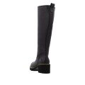 Remonte D0A79-00 Anatomic Leather Heeled Boot Black 5cm Remonte D0A79-00 Anatomic Leather Heeled Boot Black 5cm