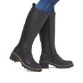 Remonte D0A79-00 Anatomic Leather Heeled Boot Black 5cm Remonte D0A79-00 Anatomic Leather Heeled Boot Black 5cm