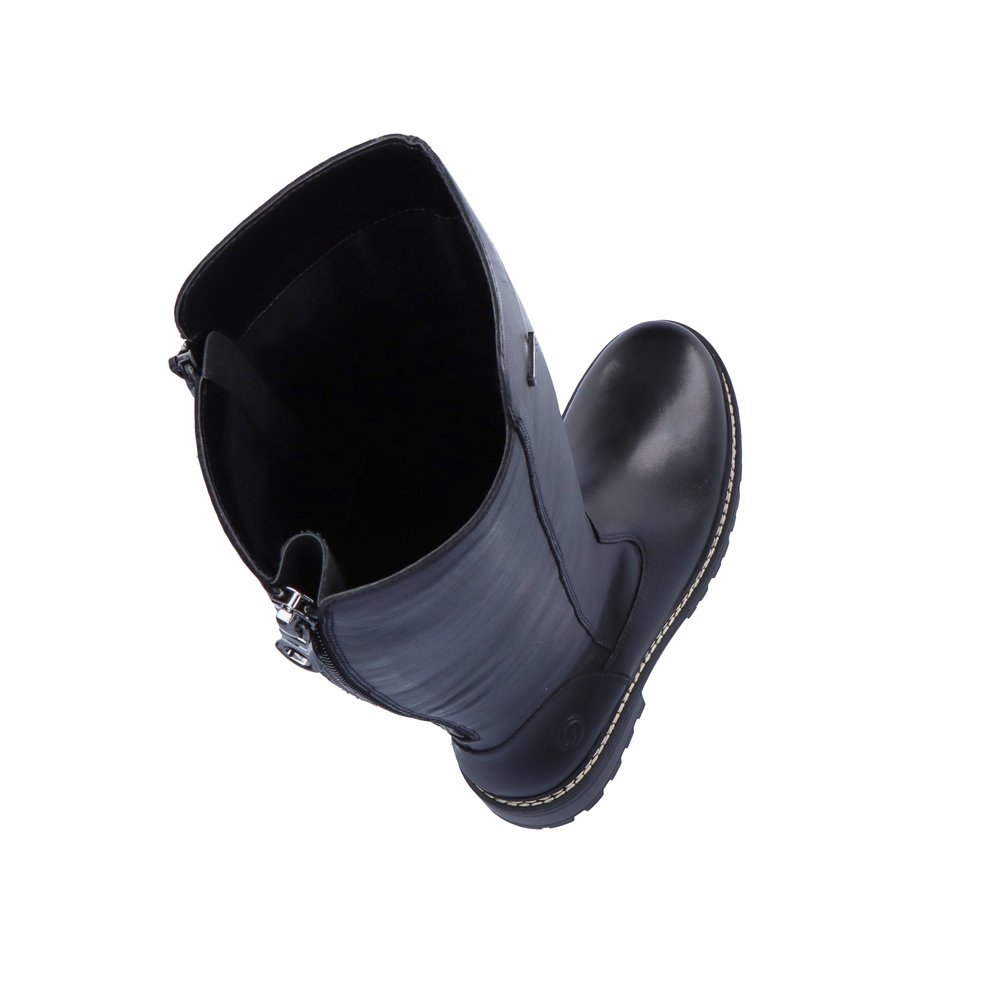Remonte D0B72-01 Anatomical Leather Boot Black Remonte D0B72-01 Anatomical Leather Boot Black