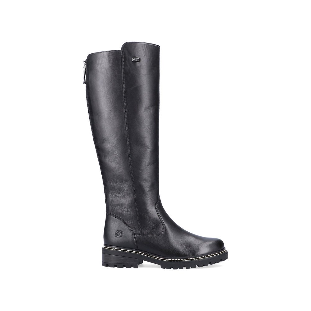 Remonte D0B72-01 Anatomical Leather Boot Black Remonte D0B72-01 Anatomical Leather Boot Black