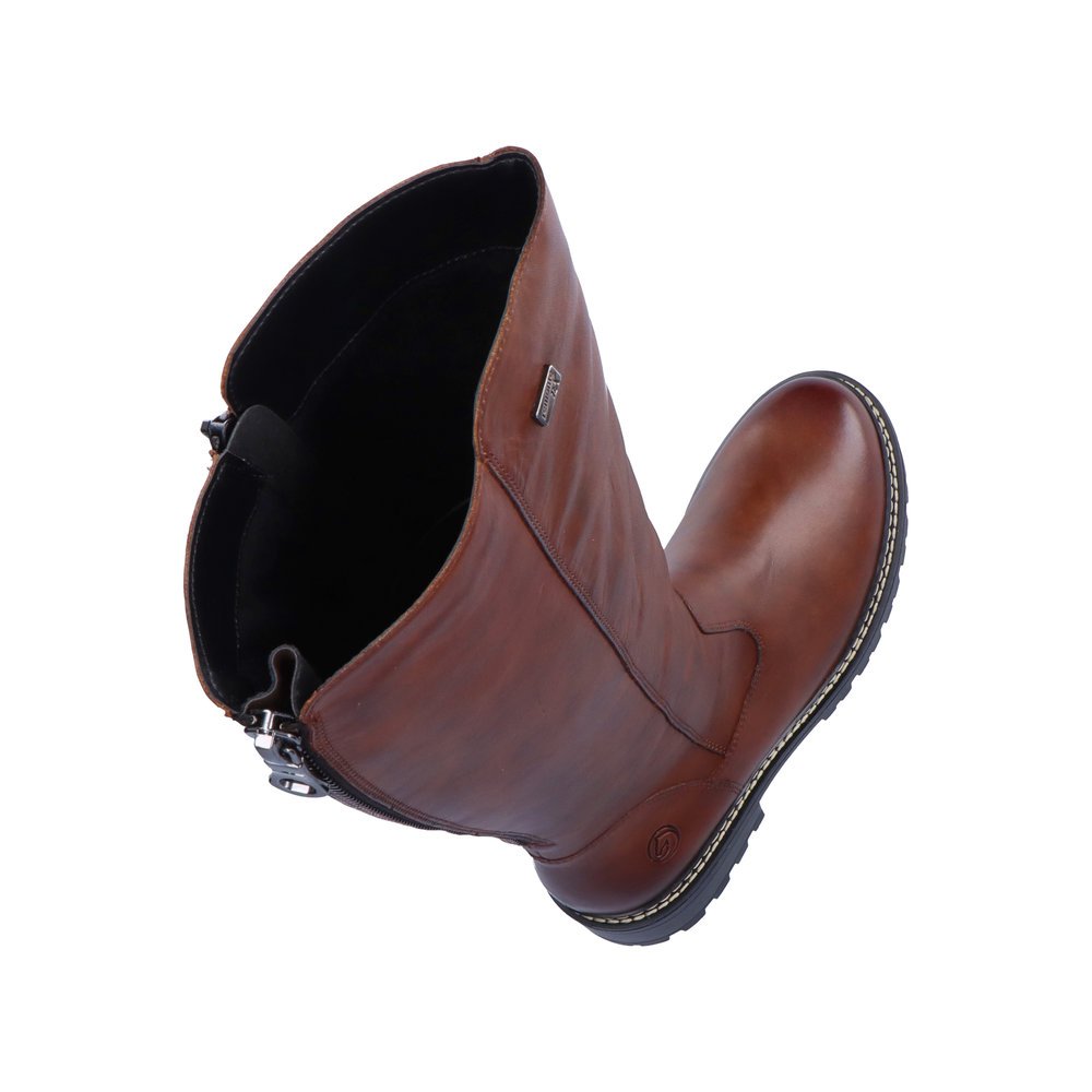 Remonte D0B72-22 Anatomical Leather Boot Brown Remonte D0B72-22 Anatomical Leather Boot Brown