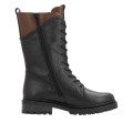 Remonte D0B79-03 Anatomic Leather Heeled Boot Black Remonte D0B79-03 Anatomic Leather Heeled Boot Black