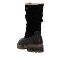 Remonte D0B80-00 Anatomic Leather Heeled Boot Black Remonte D0B80-00 Anatomic Leather Heeled Boot Black
