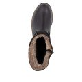 Remonte D0B80-00 Anatomic Leather Heeled Boot Black Remonte D0B80-00 Anatomic Leather Heeled Boot Black