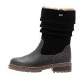 Remonte D0B80-00 Anatomic Leather Heeled Boot Black Remonte D0B80-00 Anatomic Leather Heeled Boot Black