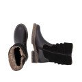 Remonte D0B80-00 Anatomic Leather Heeled Boot Black Remonte D0B80-00 Anatomic Leather Heeled Boot Black