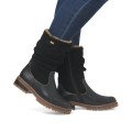 Remonte D0B80-00 Anatomic Leather Heeled Boot Black Remonte D0B80-00 Anatomic Leather Heeled Boot Black