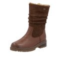 Remonte D0B80-24 Anatomic Leather Heeled Boot Tan Remonte D0B80-24 Anatomic Leather Heeled Boot Tan